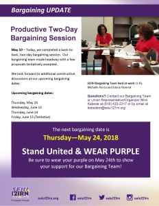 Southern California Hollywood Bargaining Update 5-10-18