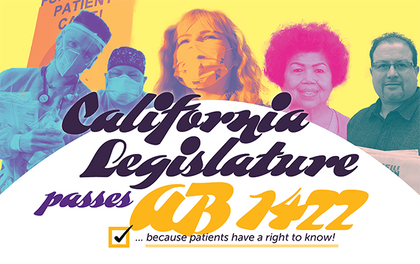 Patient's Right To Know (AB 1422) passes critical Senate floor vote 